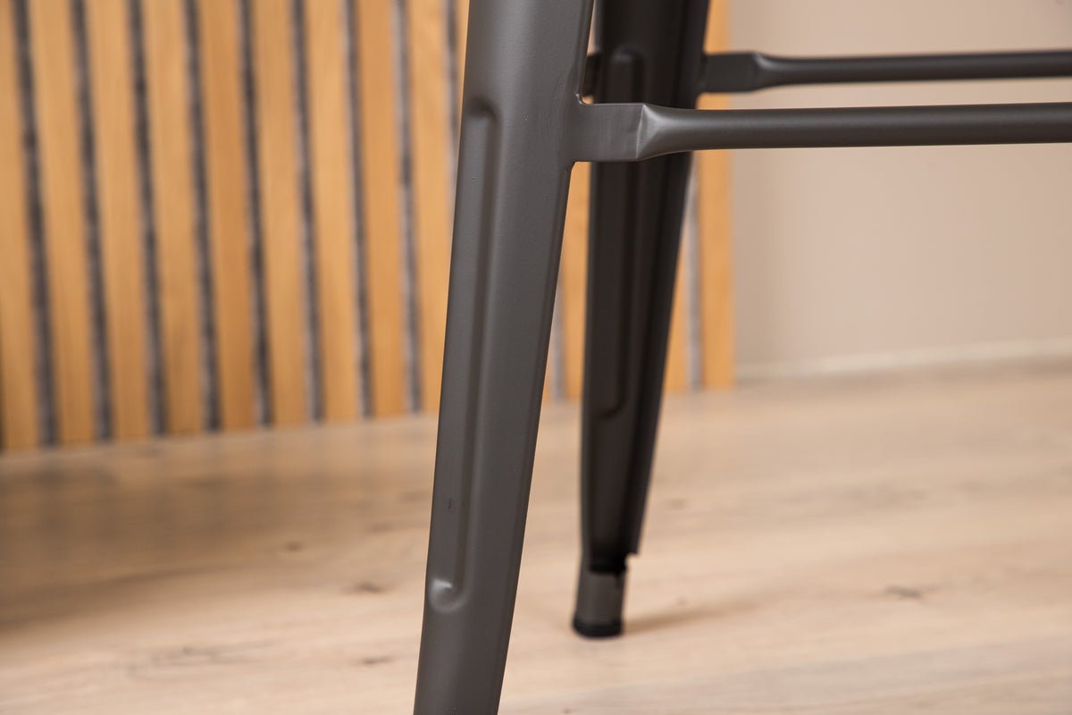 4er Set - Barhocker Inzersdorf - Robust aus Stahl in 2 Farben