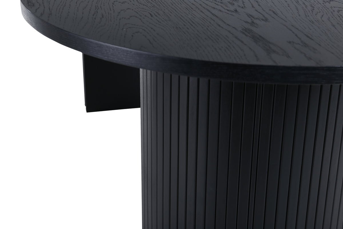 Spisebord Moani - med robust stel i ribbet design
