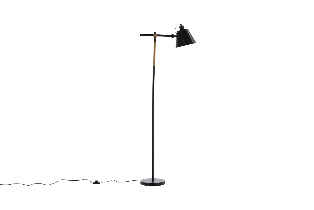 Gulvlampe „California“ – markant, moderne design i Sort