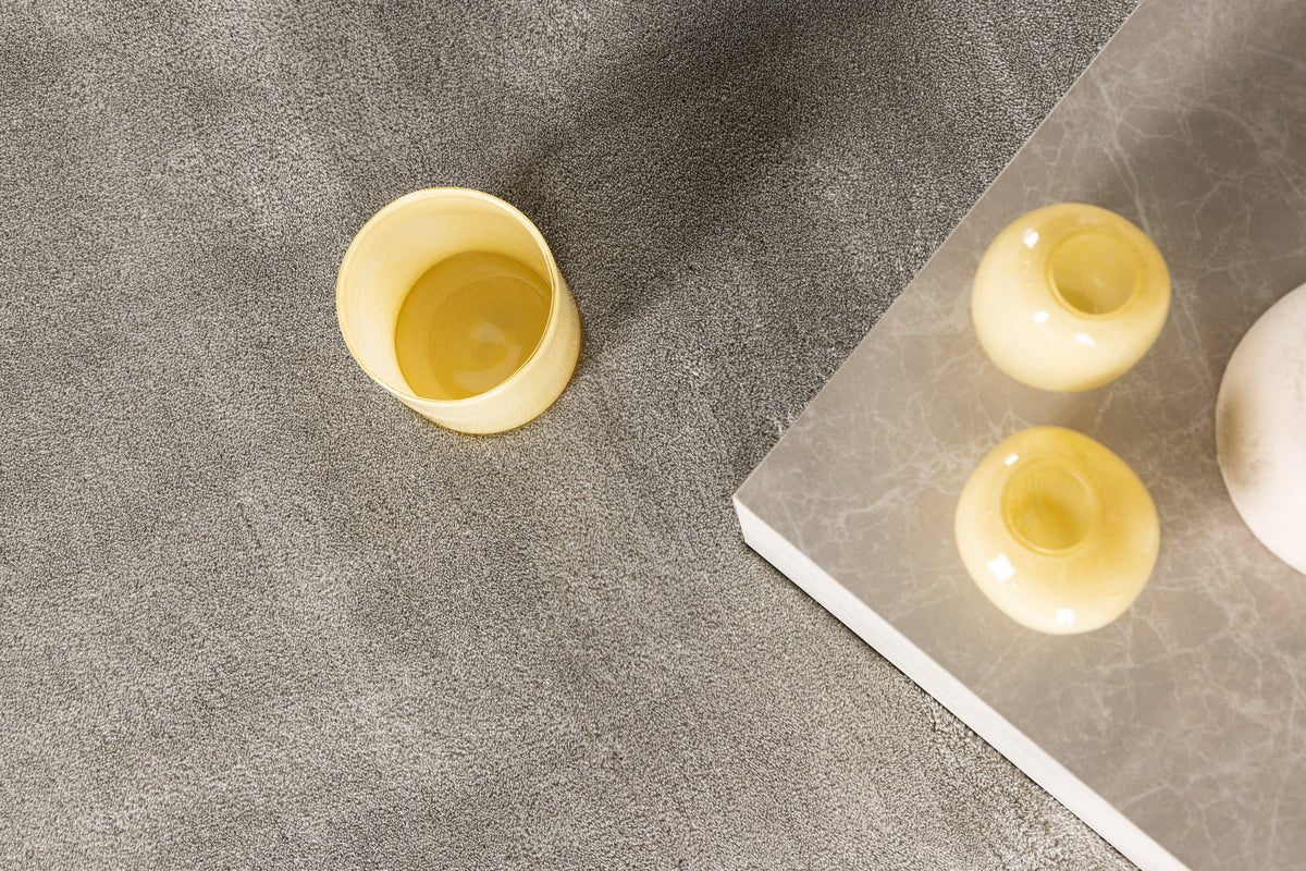 Tæppe Selina – med glanslook af polyester og filtstof