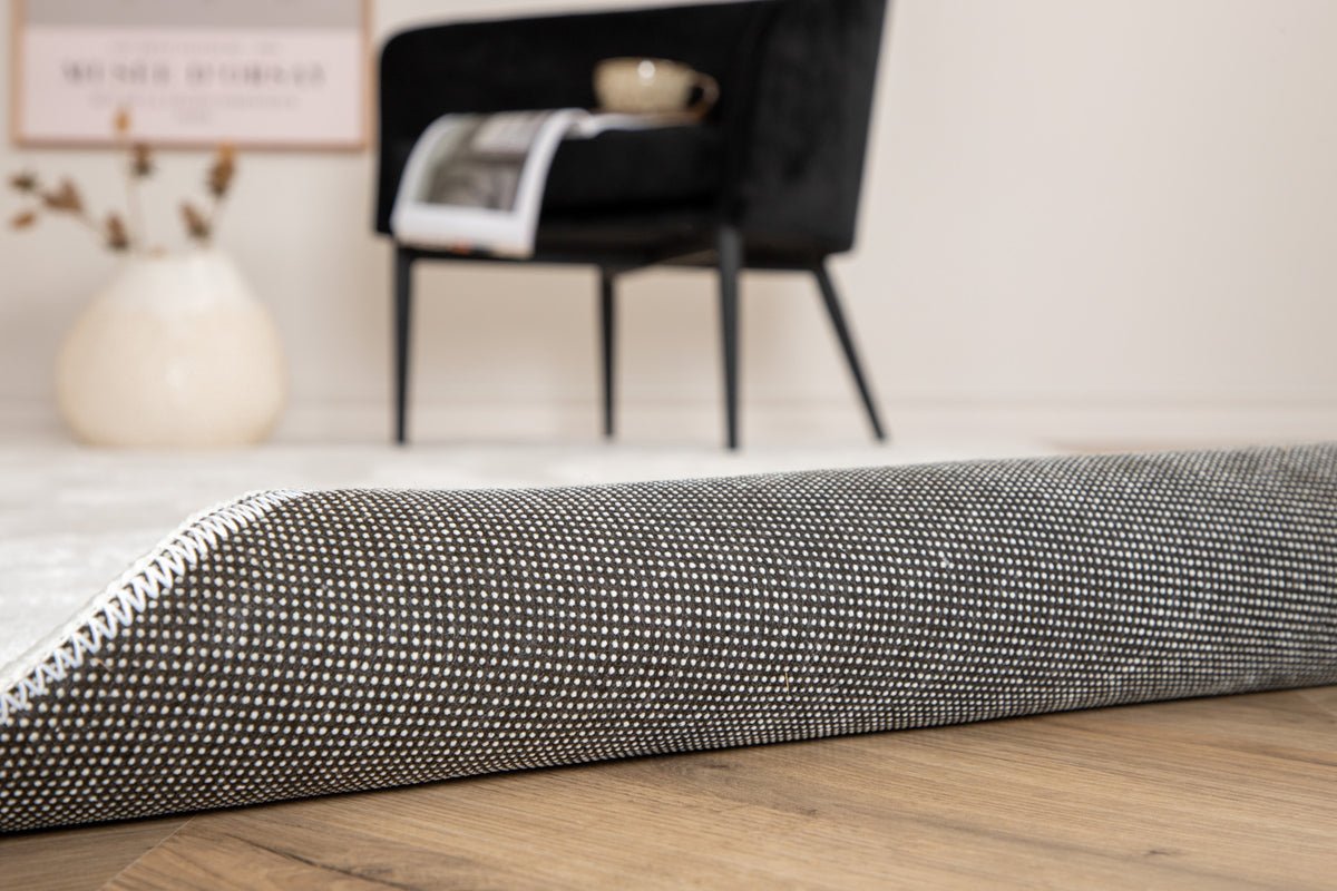 Tæppe Selina – med glanslook af polyester og filtstof