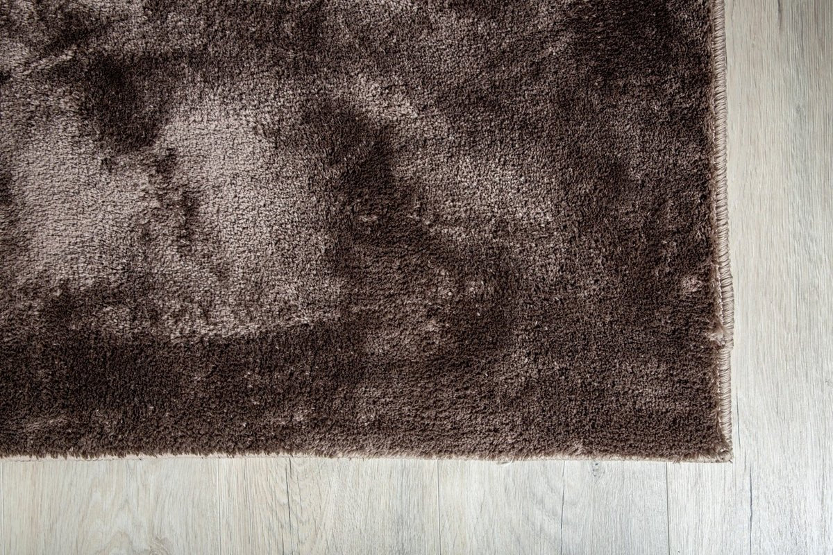 Tæppe Selina – med glanslook af polyester og filtstof