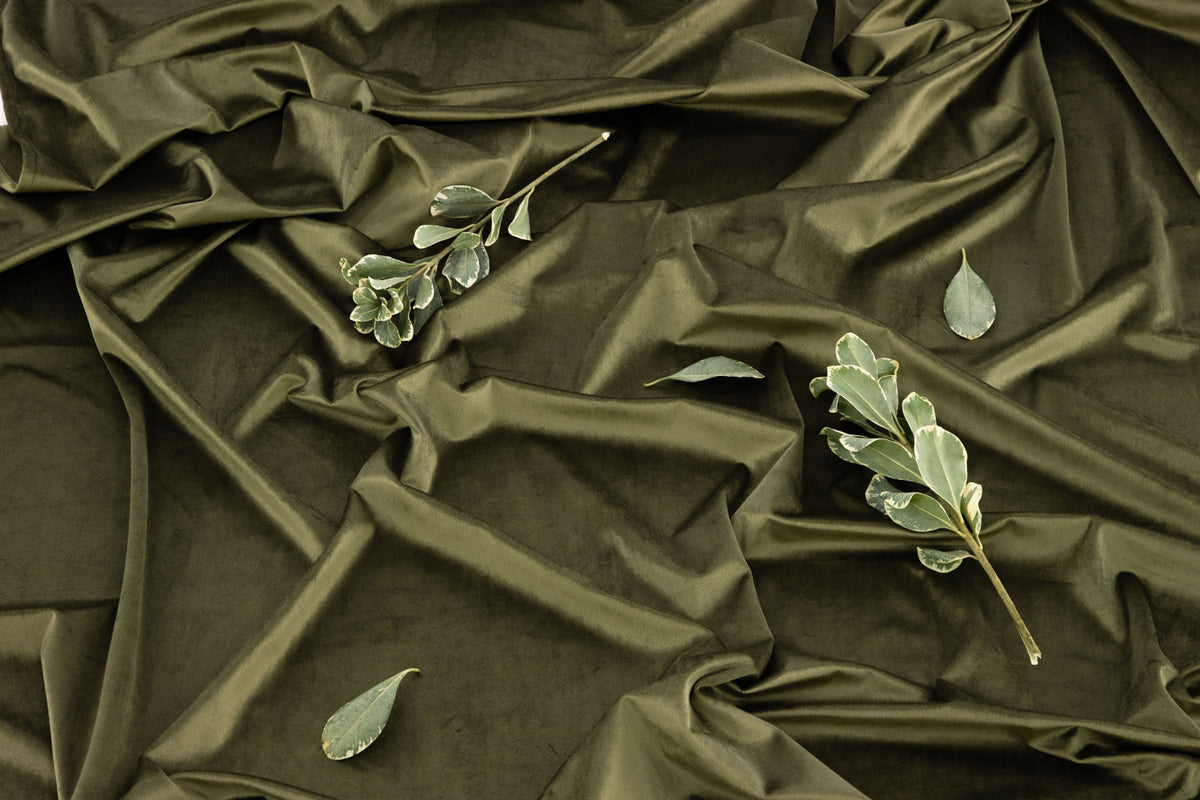 Gardinsæt Anny – fløjlseffekt i mange farver