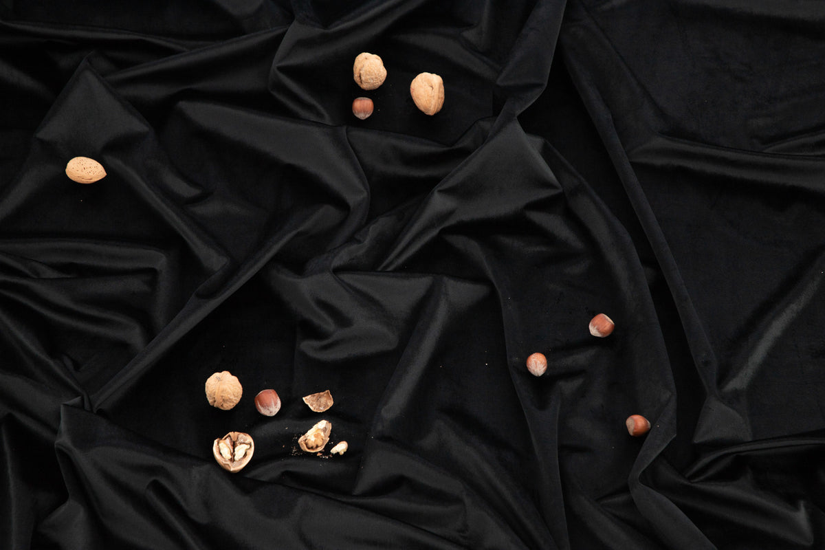 Gardinsæt Anny – fløjlseffekt i mange farver