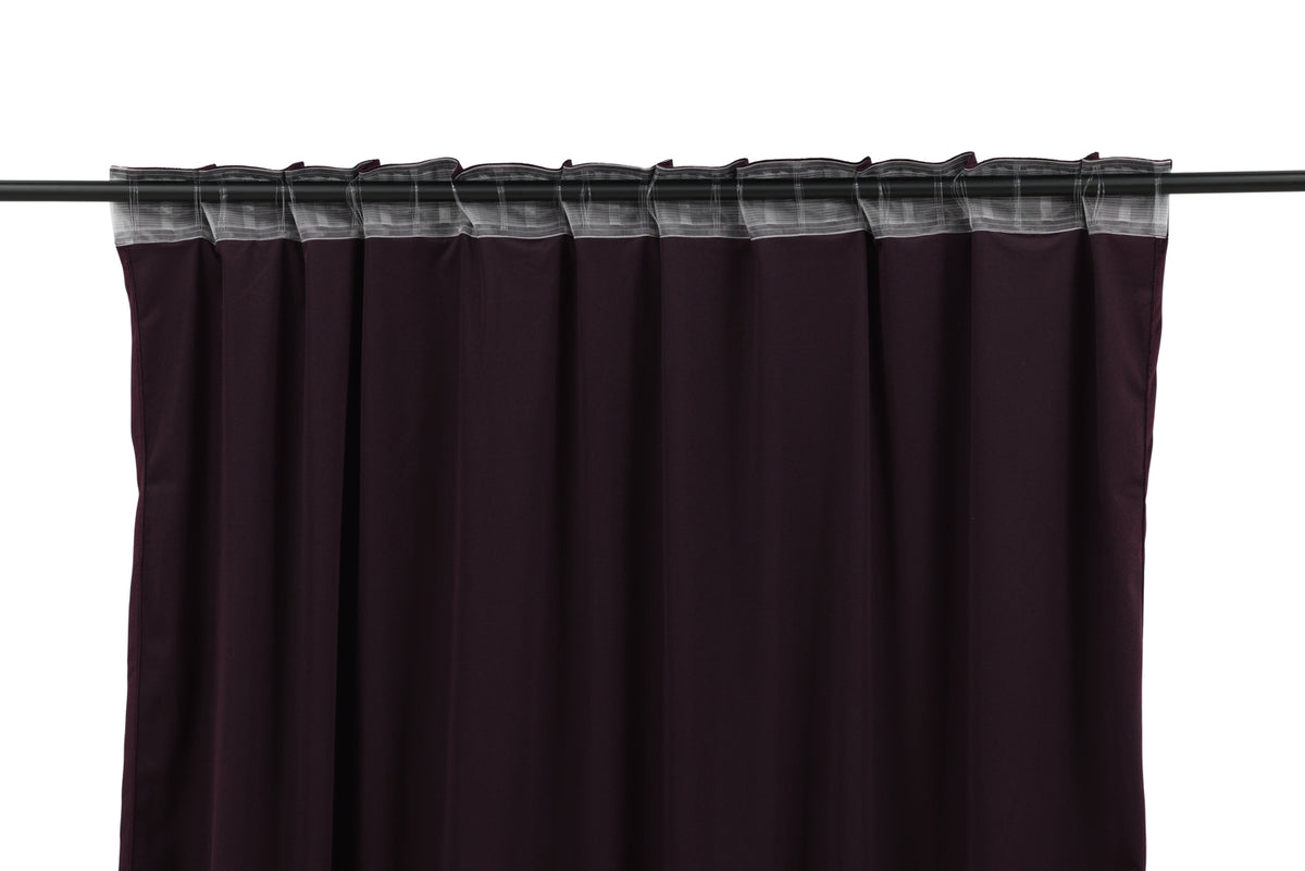 Gardinsæt Anny – fløjlseffekt i mange farver