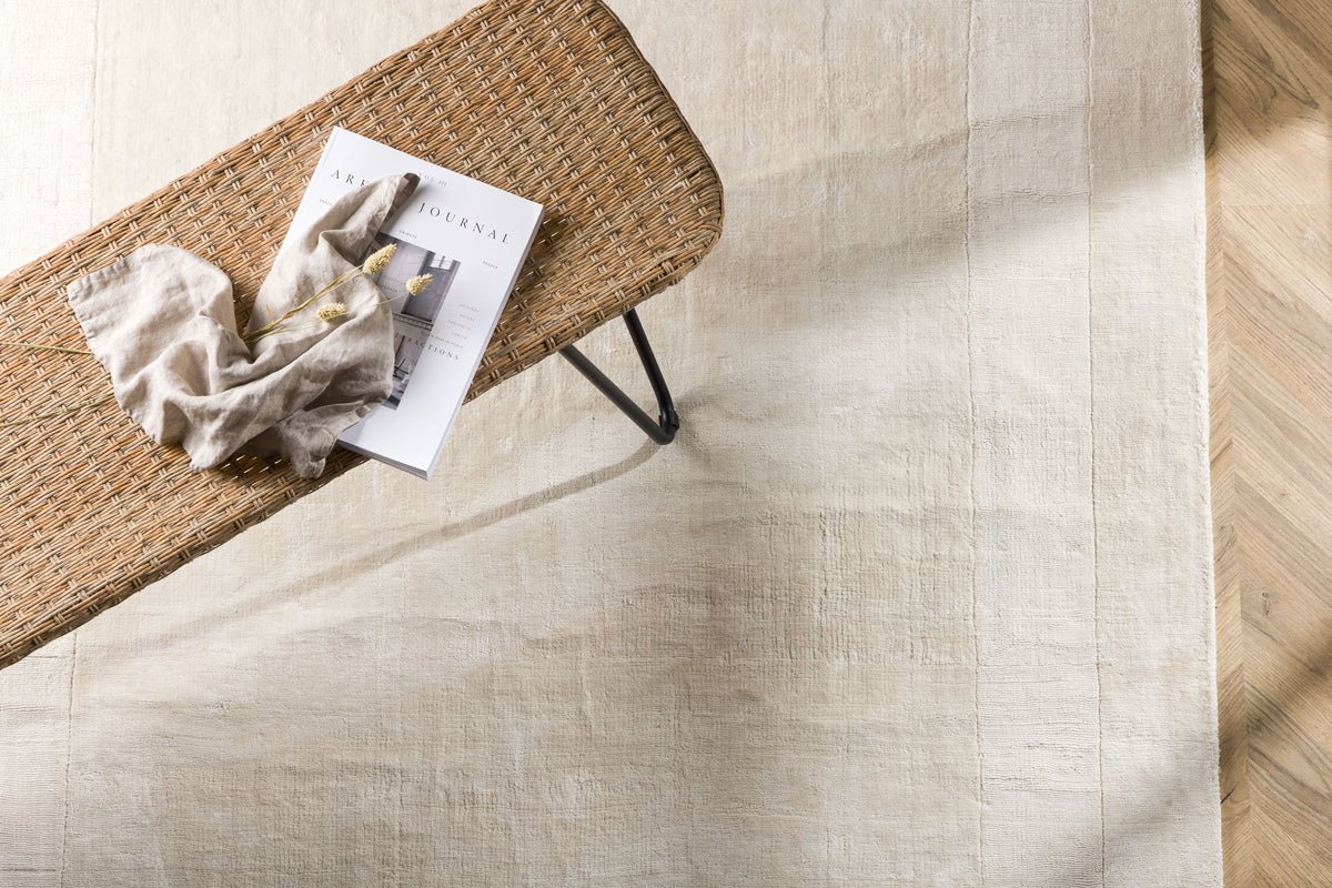 Tæppe London – med fin glans af viskose og bomuld