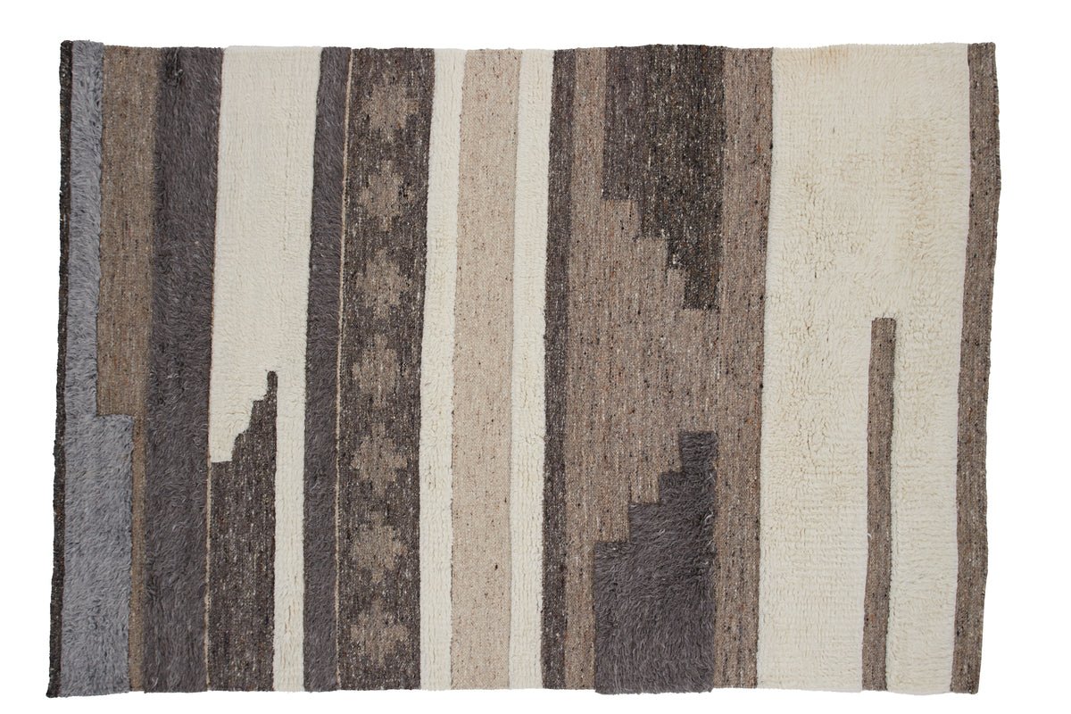 Tæppe Nero - i forskellige farver af polypropylen og uld