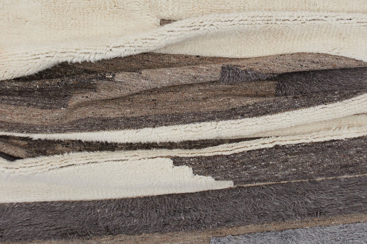 Tæppe Nero - i forskellige farver af polypropylen og uld