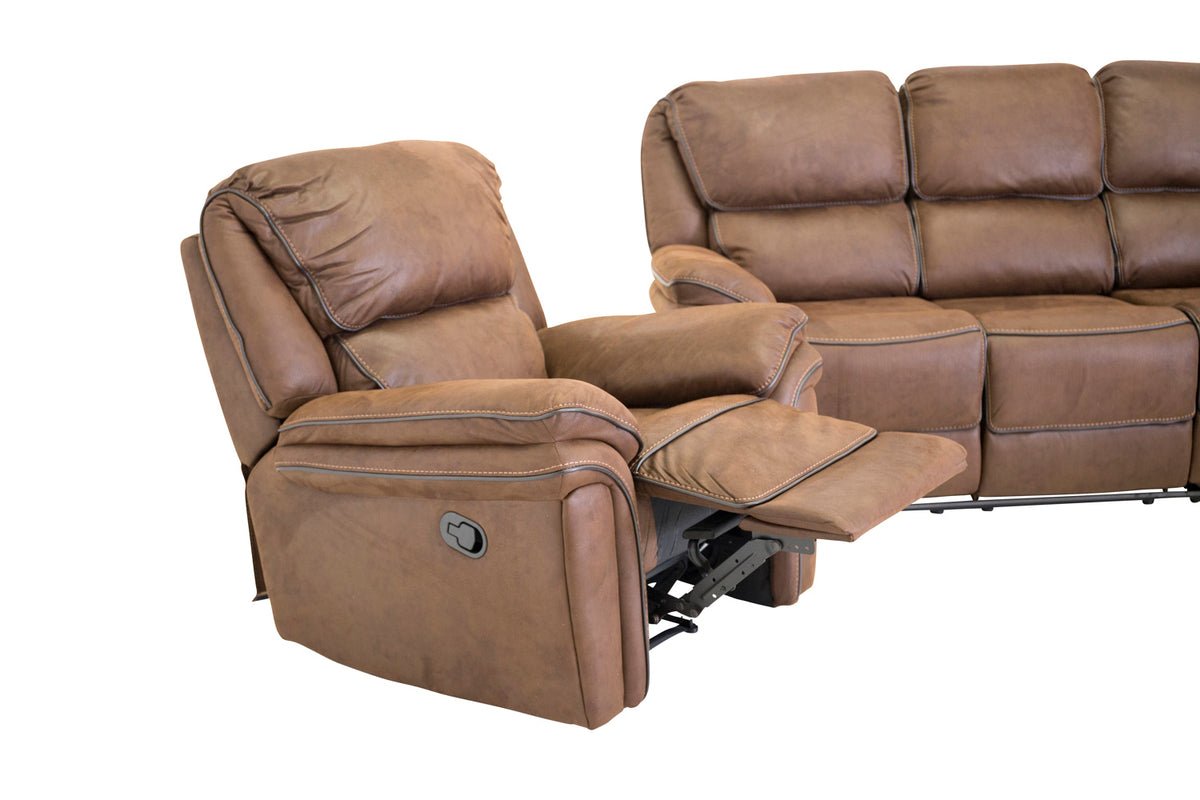 Sessel Seville - Verstellbare Rückenlehne und Fußteil in 3 Farben