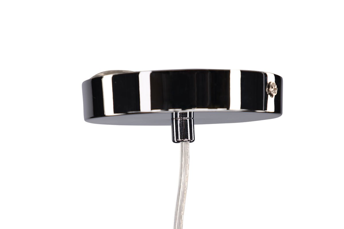 Pendelampe „Chobe" – Med transparent lampeskærm af glas