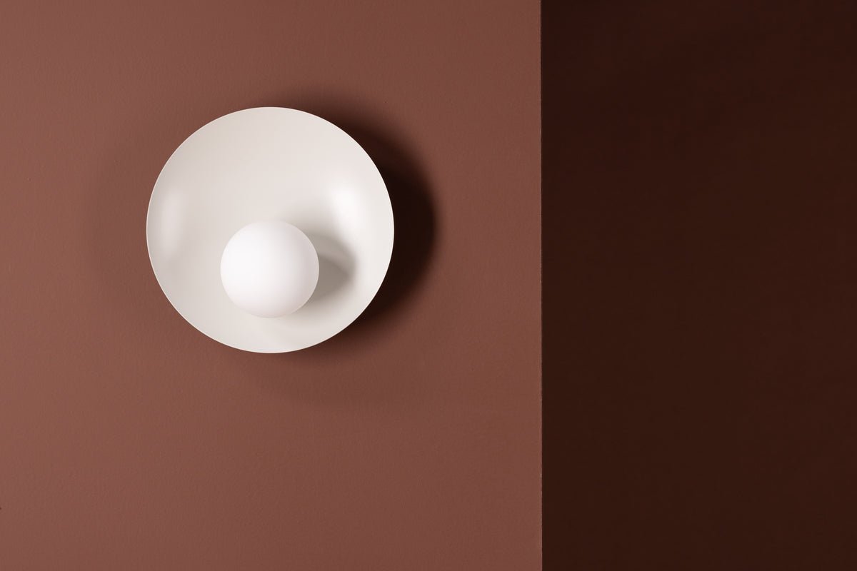 Væglampe „Sonic" – Moderne væglampe med rund bøjle