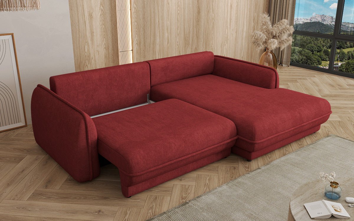 Designer Sofa Mojave II Stof med sovefunktion og opbevaringsplads