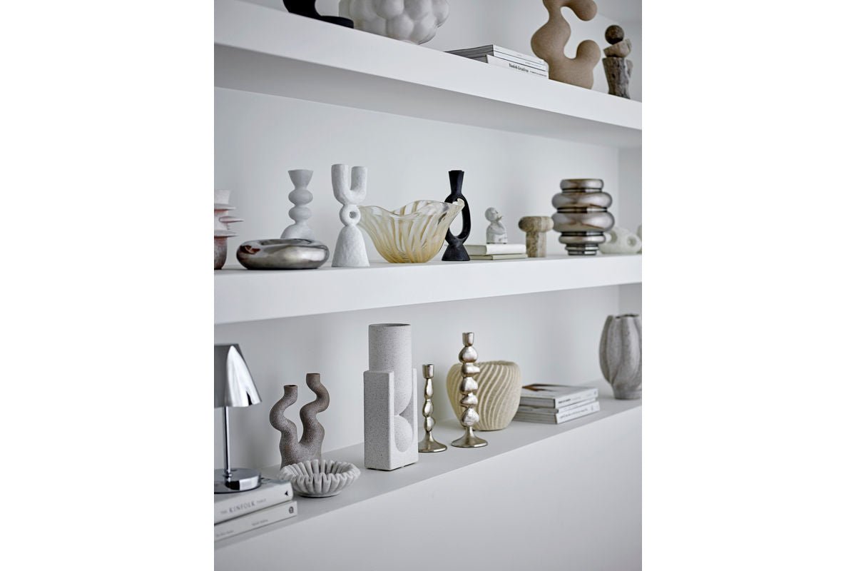 Vase „Timeshell“ – hvid stentøj