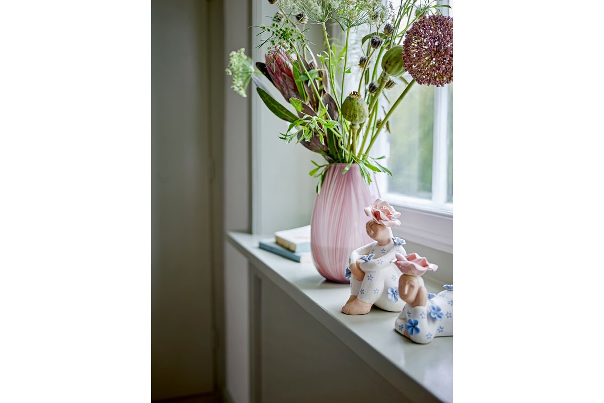 Vase „Ennia“ – Roséfarbenes Glas