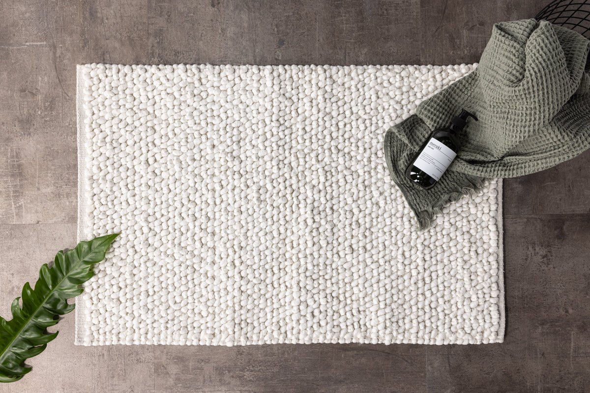 Bademåtte Lembongan - i klar hvid eller sort