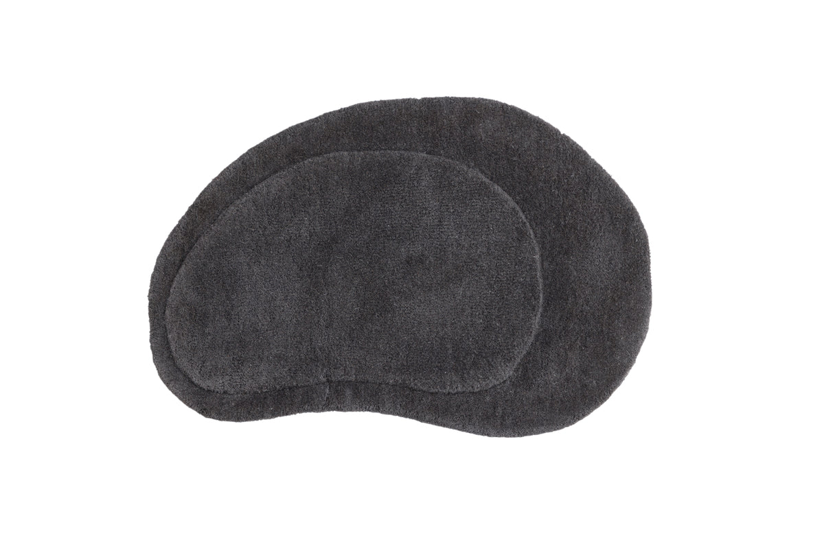 Bademåtte Aven – af uld i mørkegrå