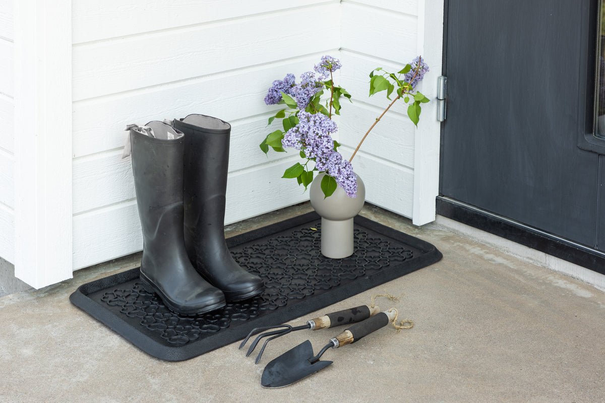 Skomåtte Lora - i Sort gummi