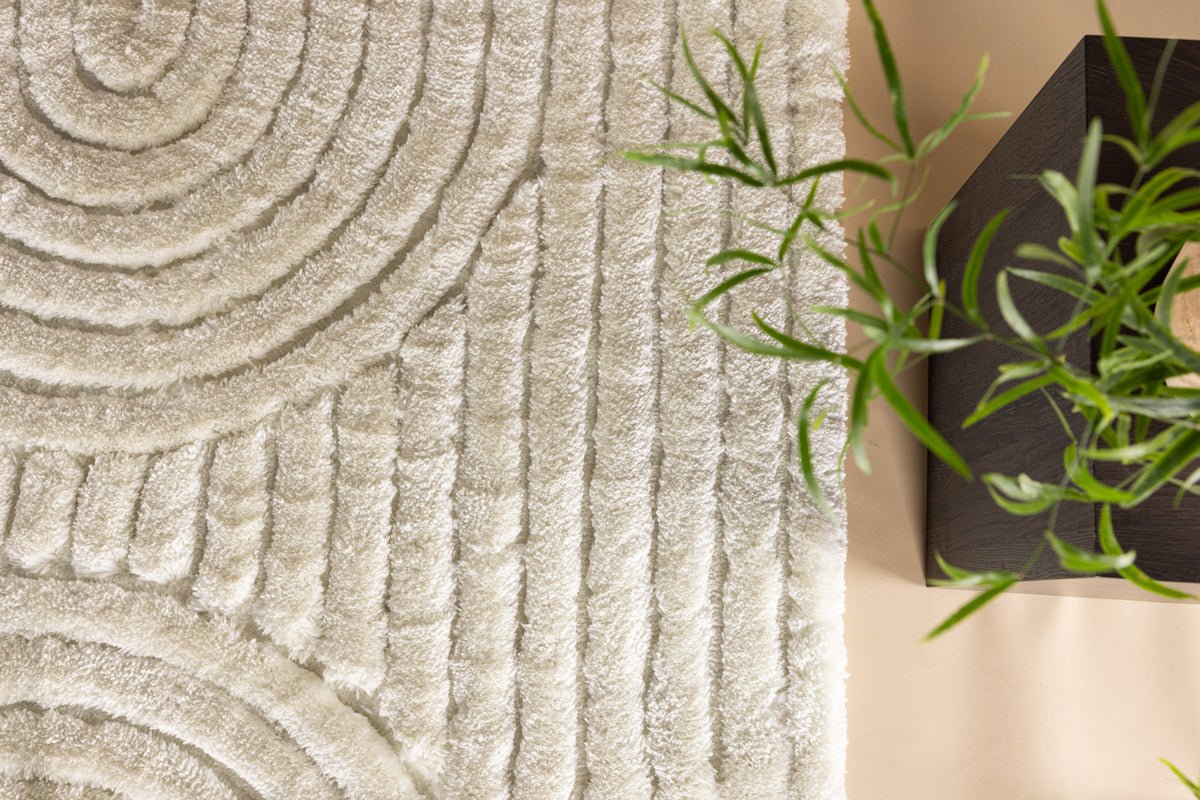 Tæppe Elano – til stue og soveværelse lavet af polyester og bomuld