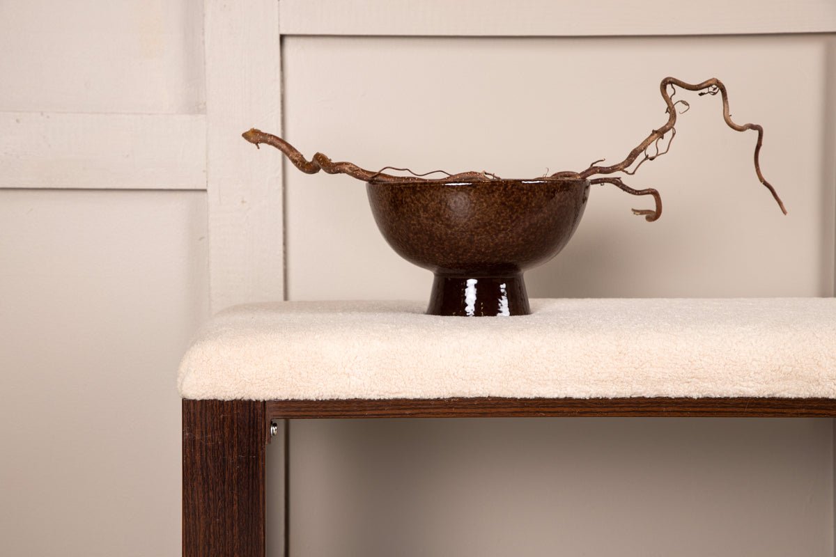 Siddebænk "Leli" – med blød fleece-siddeplads