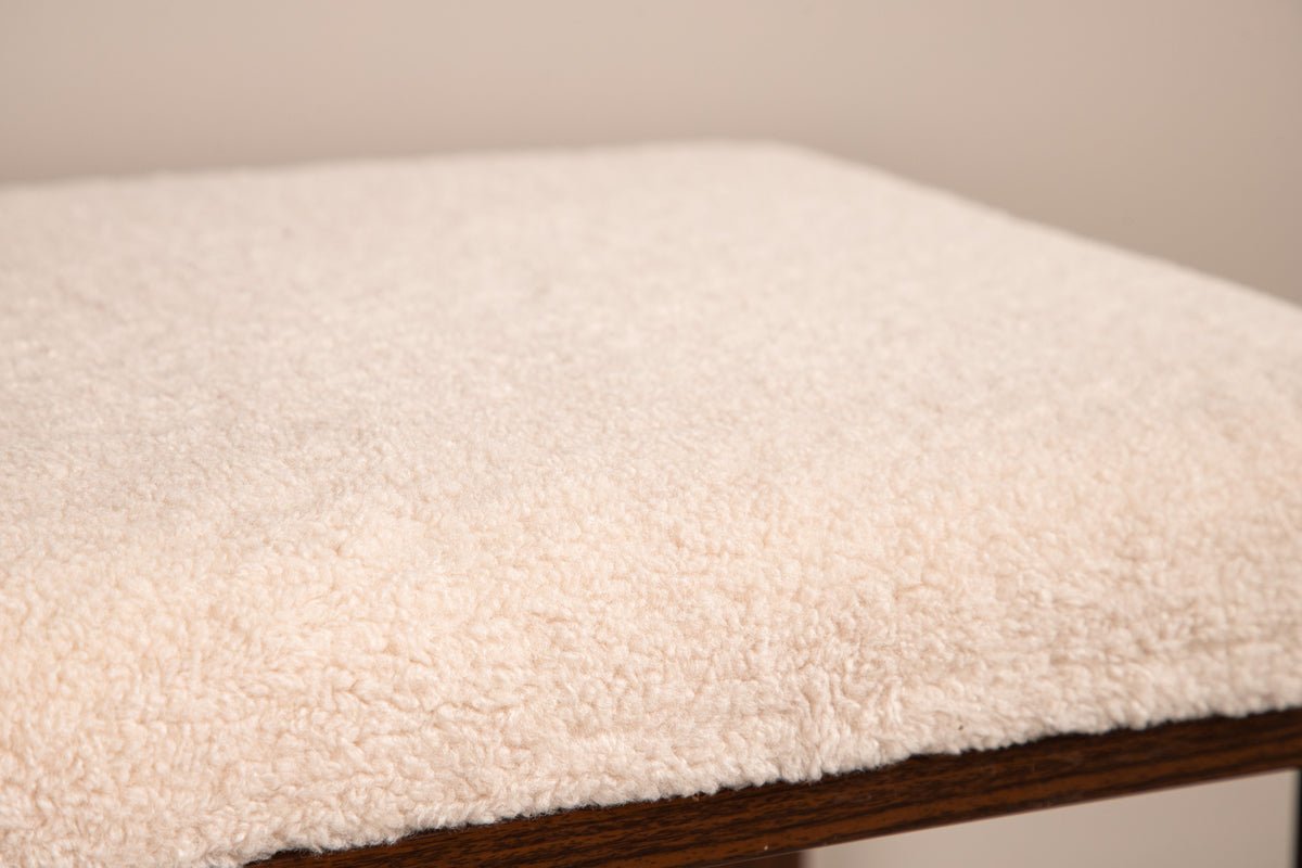 Siddebænk "Leli" – med blød fleece-siddeplads