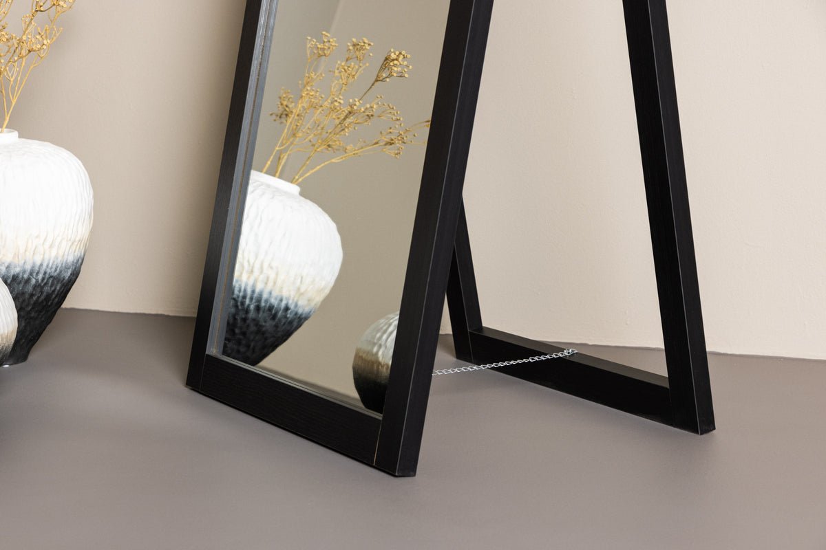 Spiegel Stelina – med fod og ramme i trælook