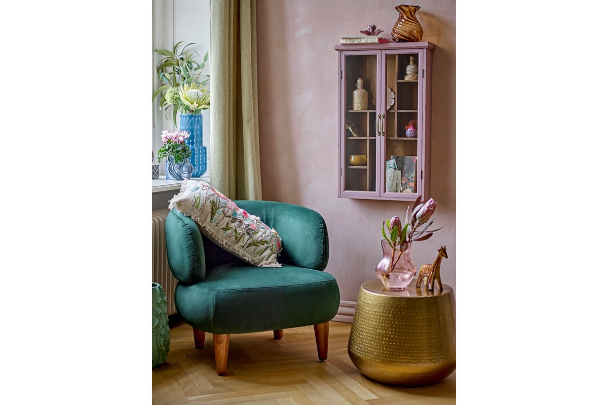 Vase „Elvion“ – Blåt glas