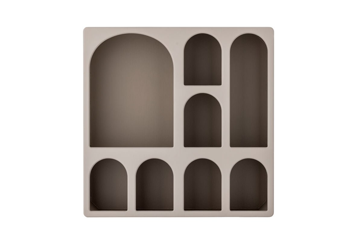 Bøgerreol Bristol – Grafisk design i forskellige farver