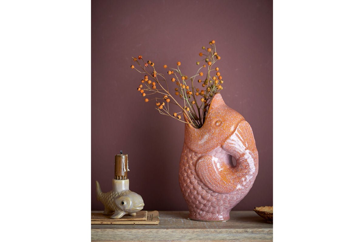 Vase „Nerio“ – Brun stentøj