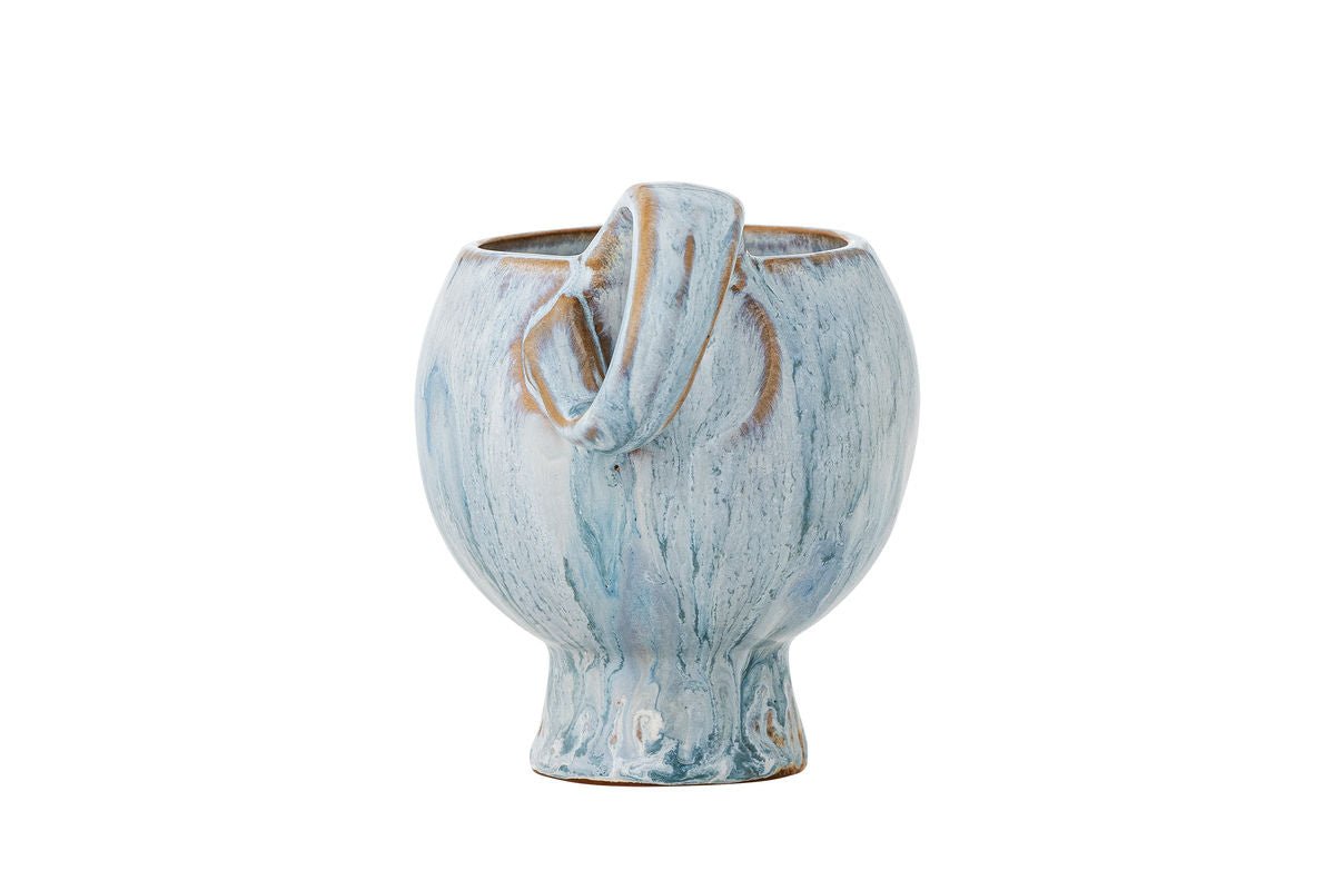 Bechersæt Haldin – Blåt stentøj (4 dele)