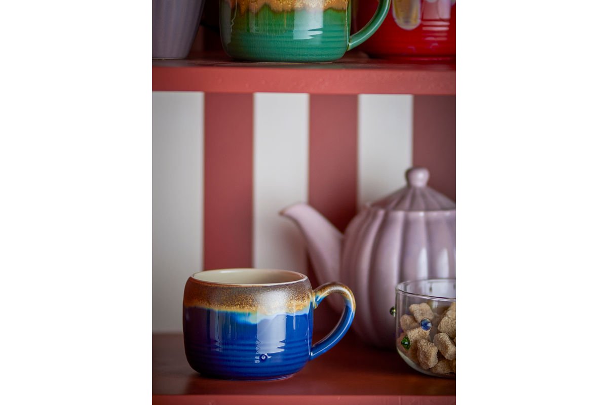 Becher Linea - fremstillet af stentøj / 4 stk. multipakning