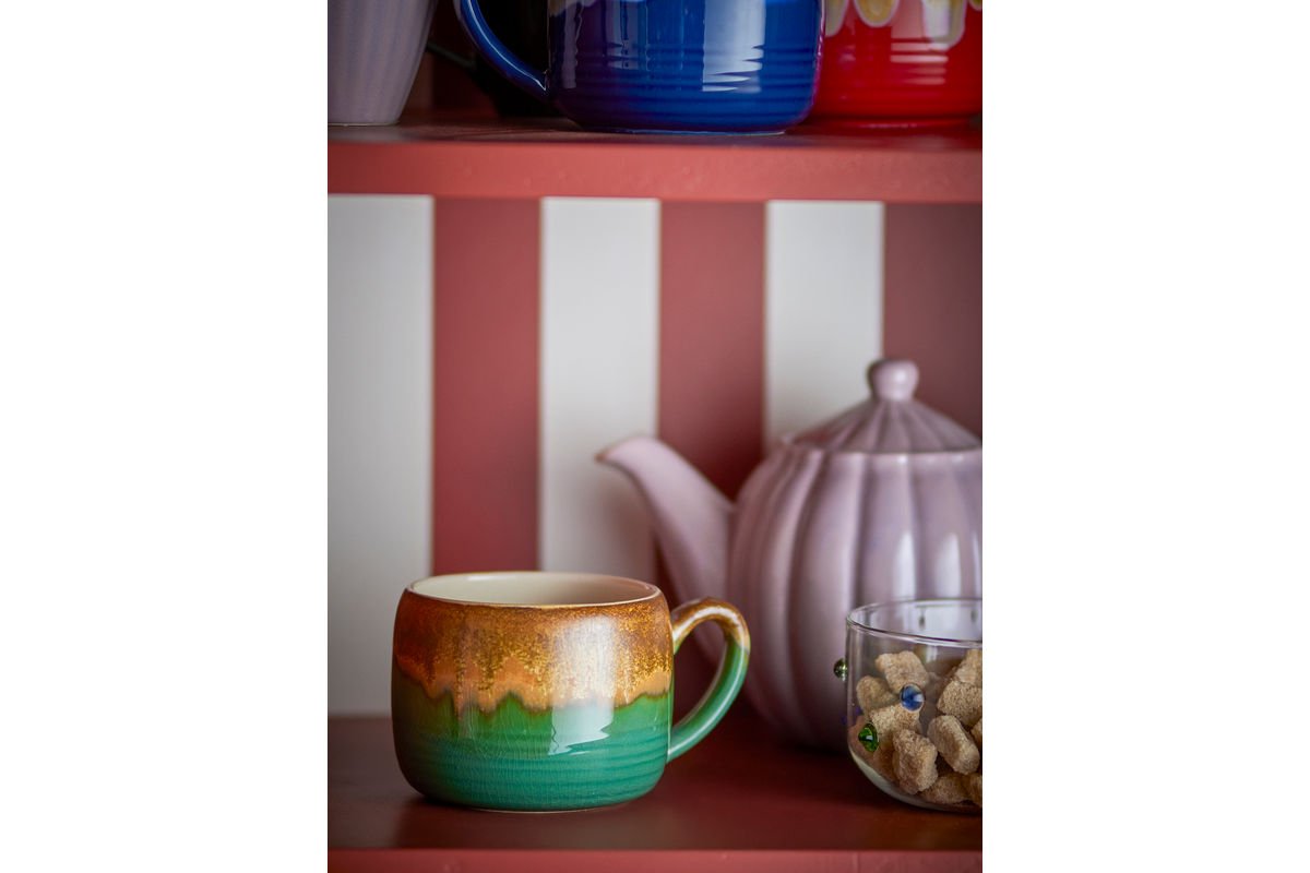 Becher Linea - fremstillet af stentøj / 4 stk. multipakning