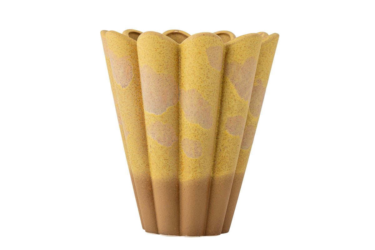 Vase „Yellow Brülé“ – af stentøj