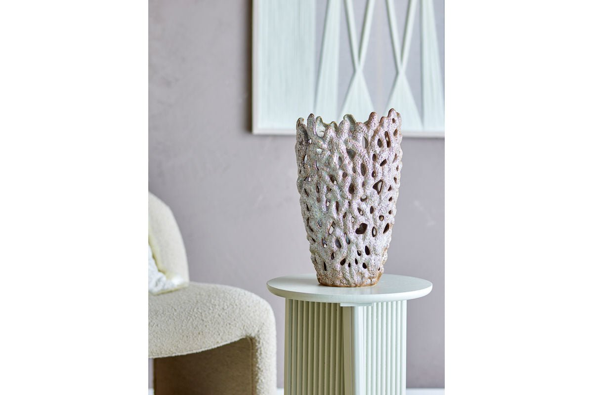 Vase „Flettet“ – af stentøj