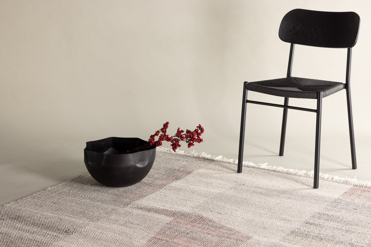 Tæppe Nerio – med frynser af uld & polyester