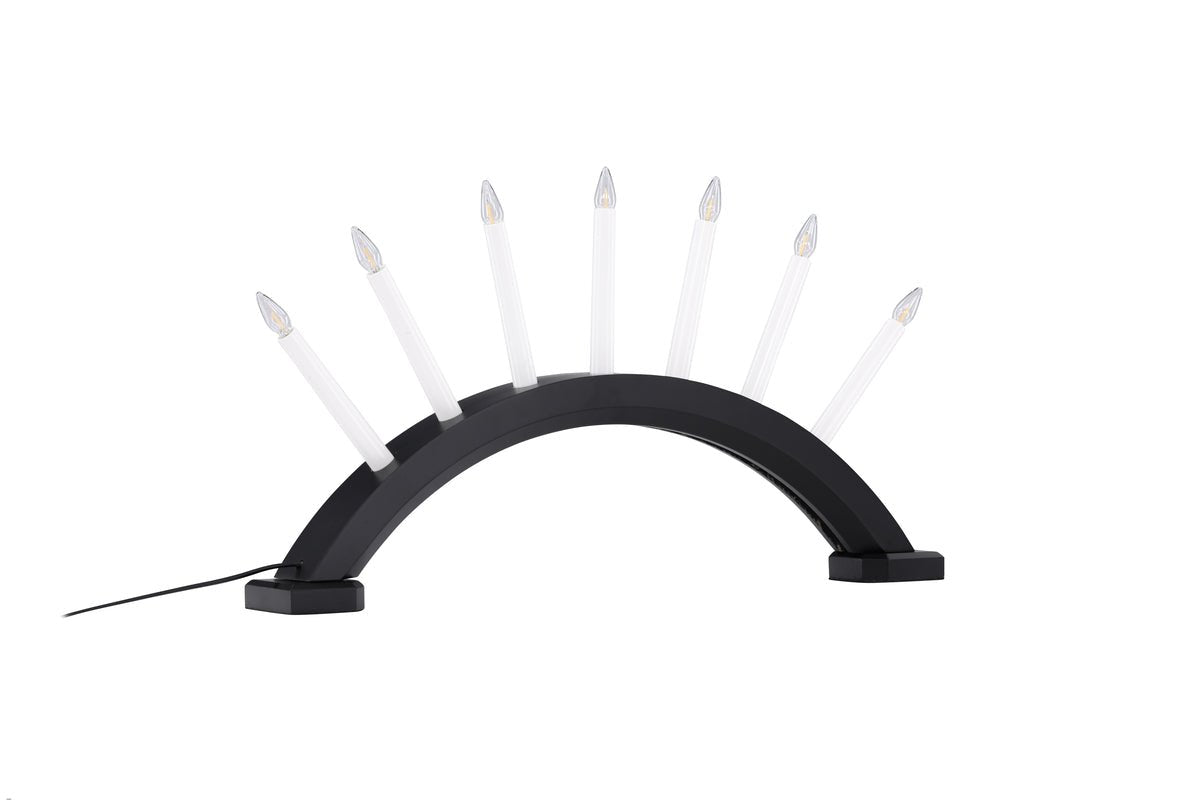 Julebelysning Elira - Adventslysestage med 7 stearinlys