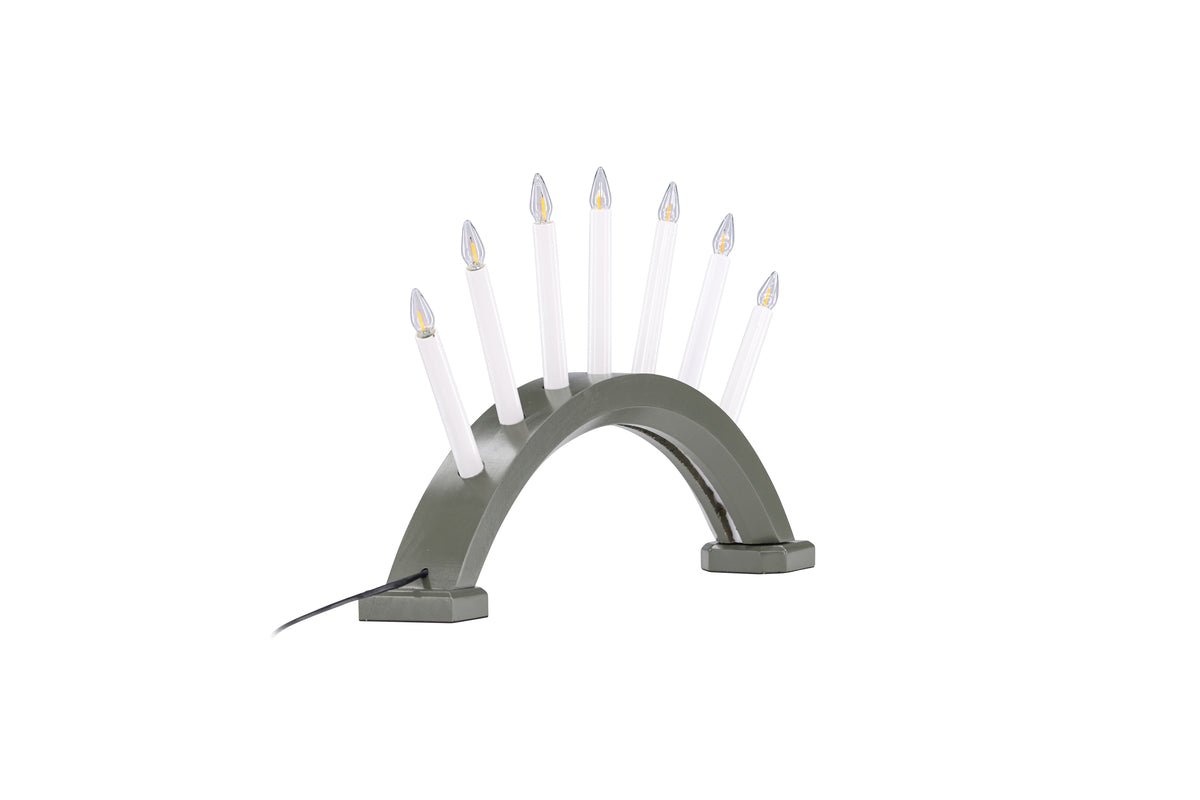 Julebelysning Elira - Adventslysestage med 7 stearinlys