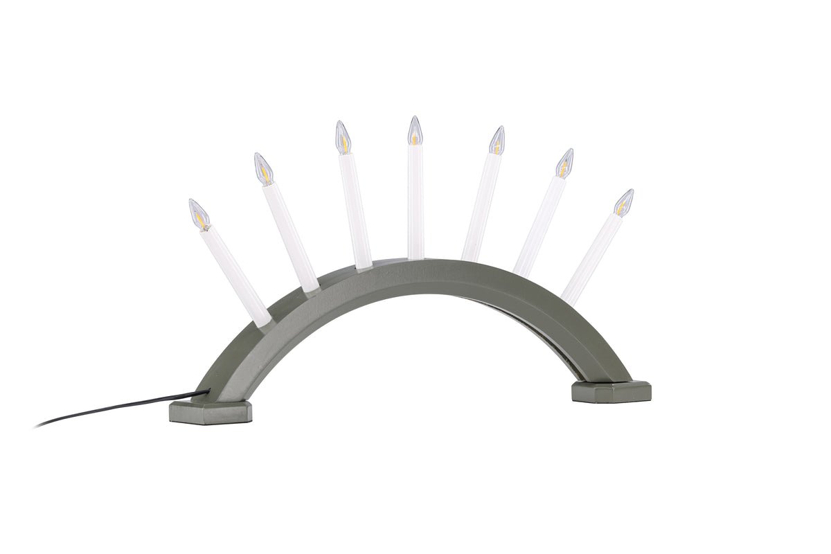 Julebelysning Elira - Adventslysestage med 7 stearinlys