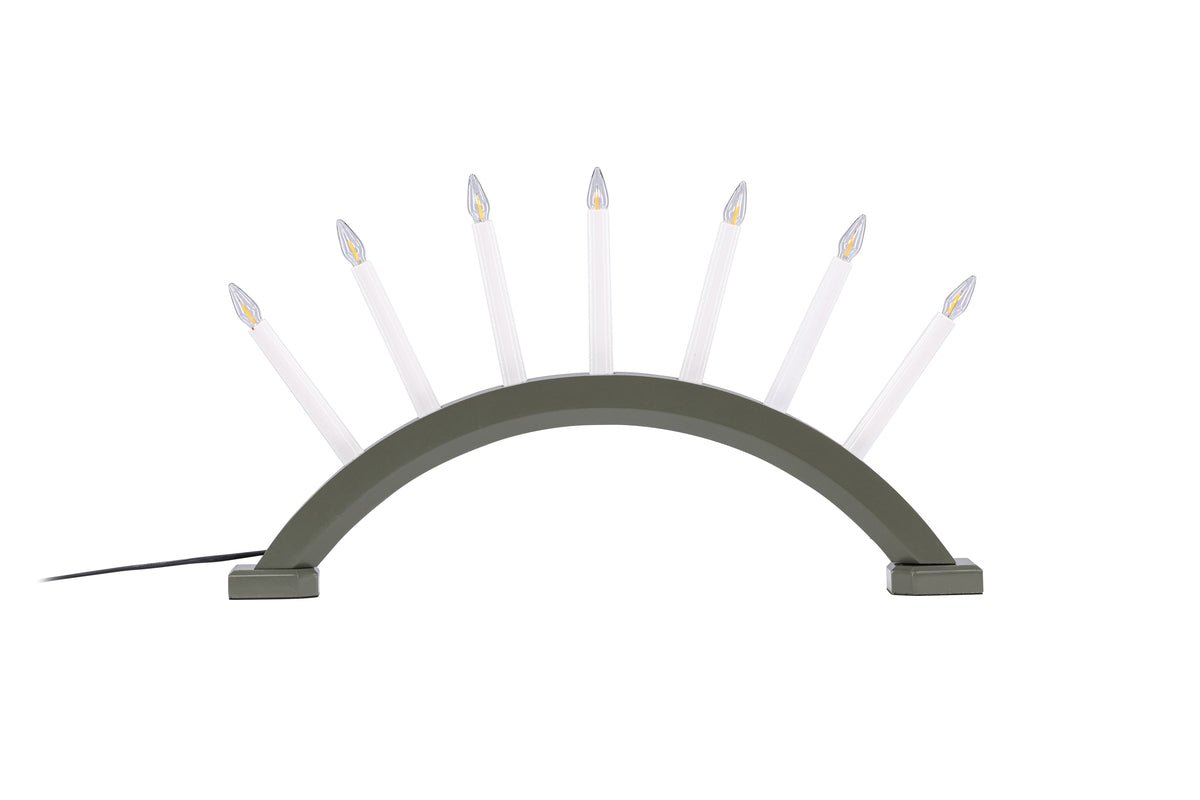 Julebelysning Elira - Adventslysestage med 7 stearinlys