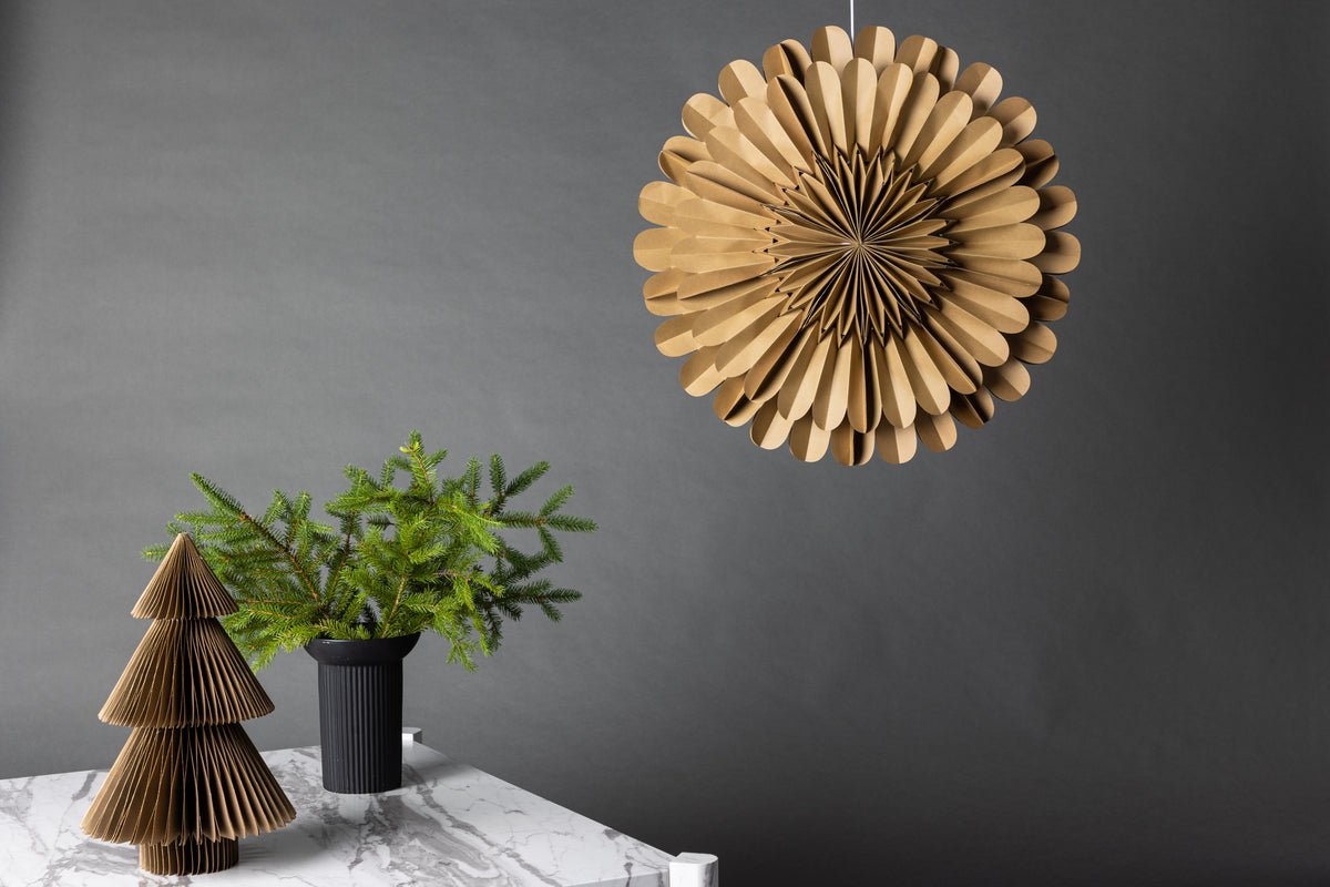 Juleagtig loftlampe Flora - ⌀ 60 cm i 5 farver