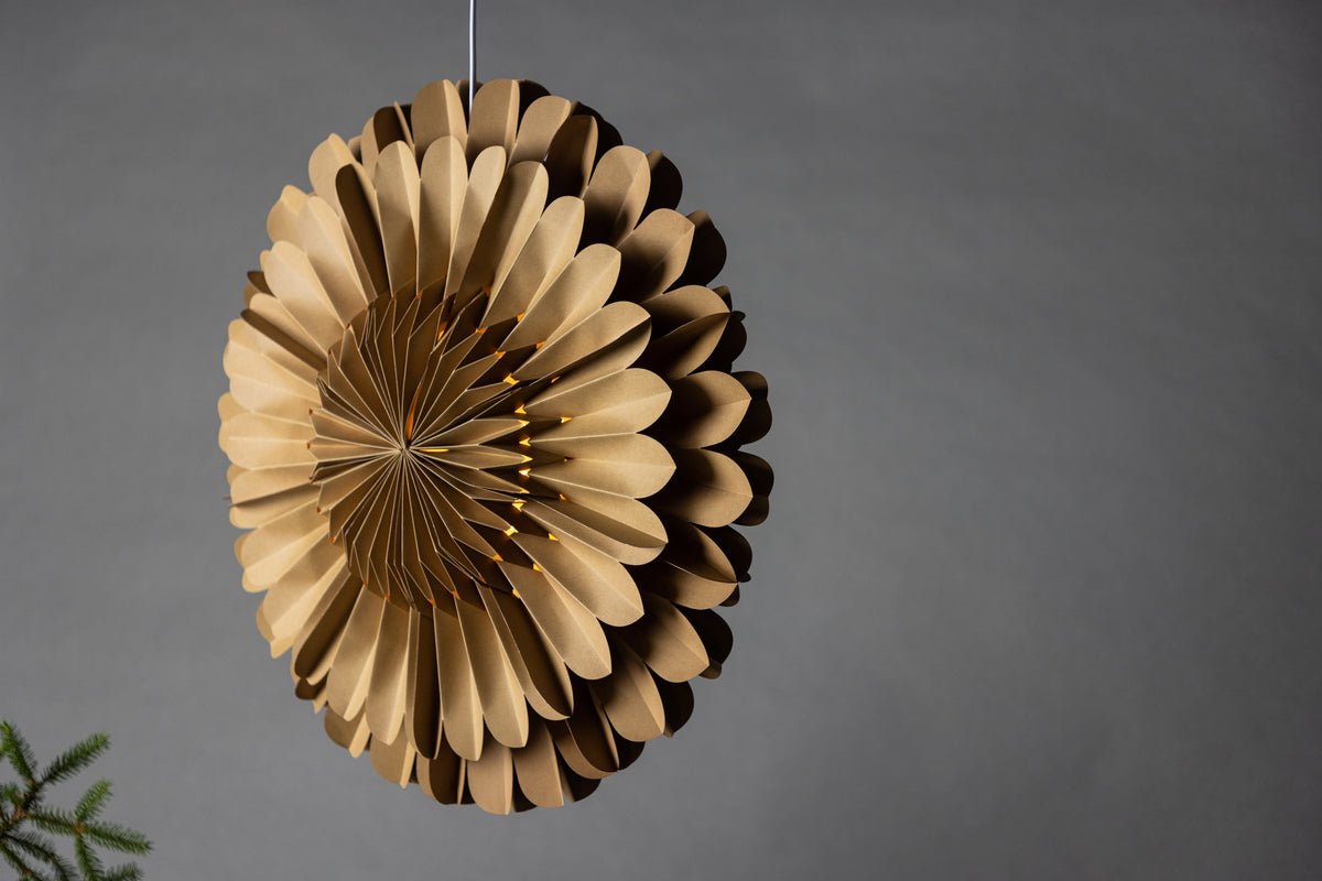 Juleagtig loftlampe Flora - ⌀ 60 cm i 5 farver