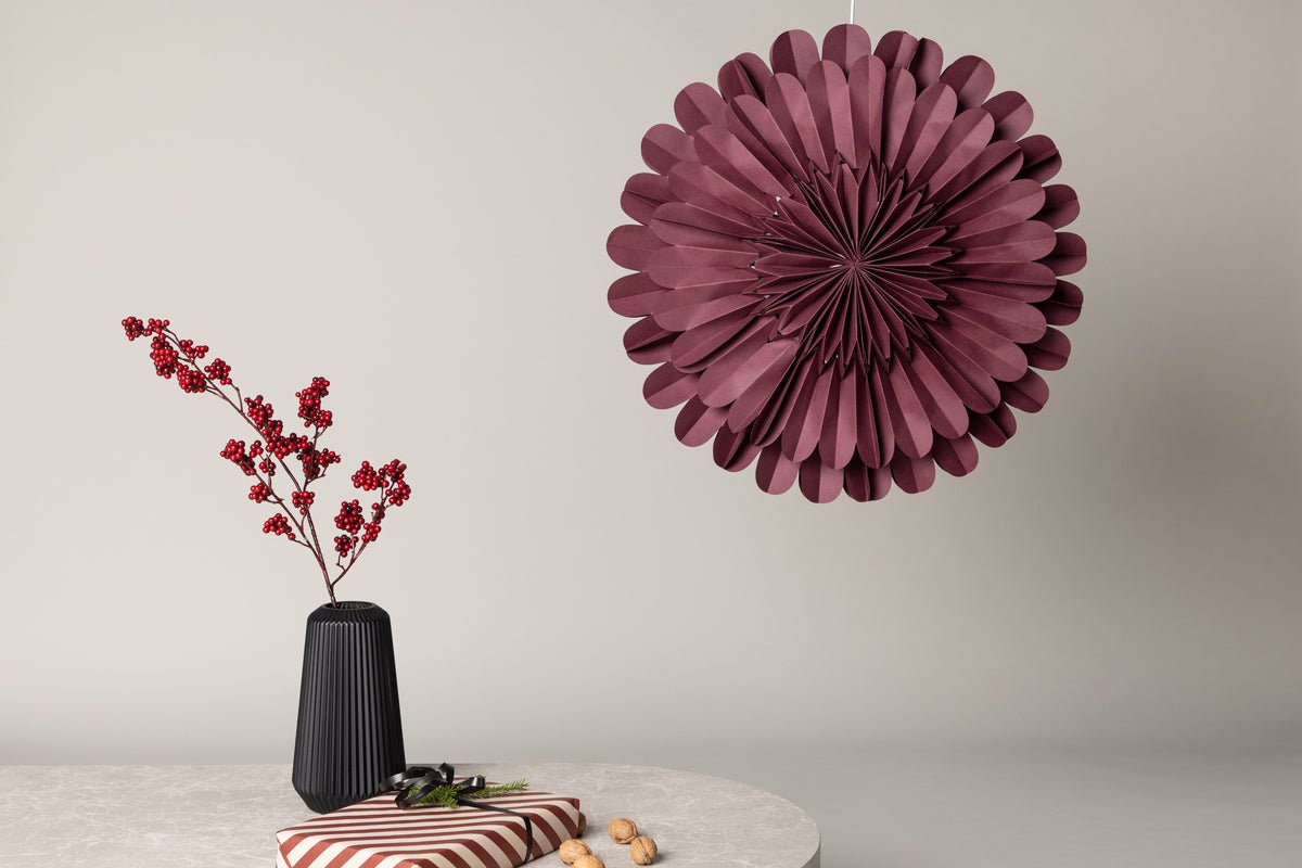 Juleagtig loftlampe Flora - ⌀ 60 cm i 5 farver