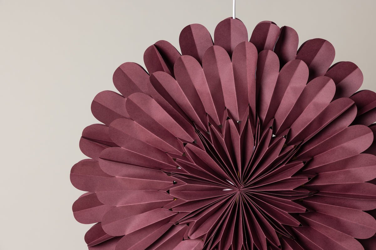 Juleagtig loftlampe Flora - ⌀ 60 cm i 5 farver