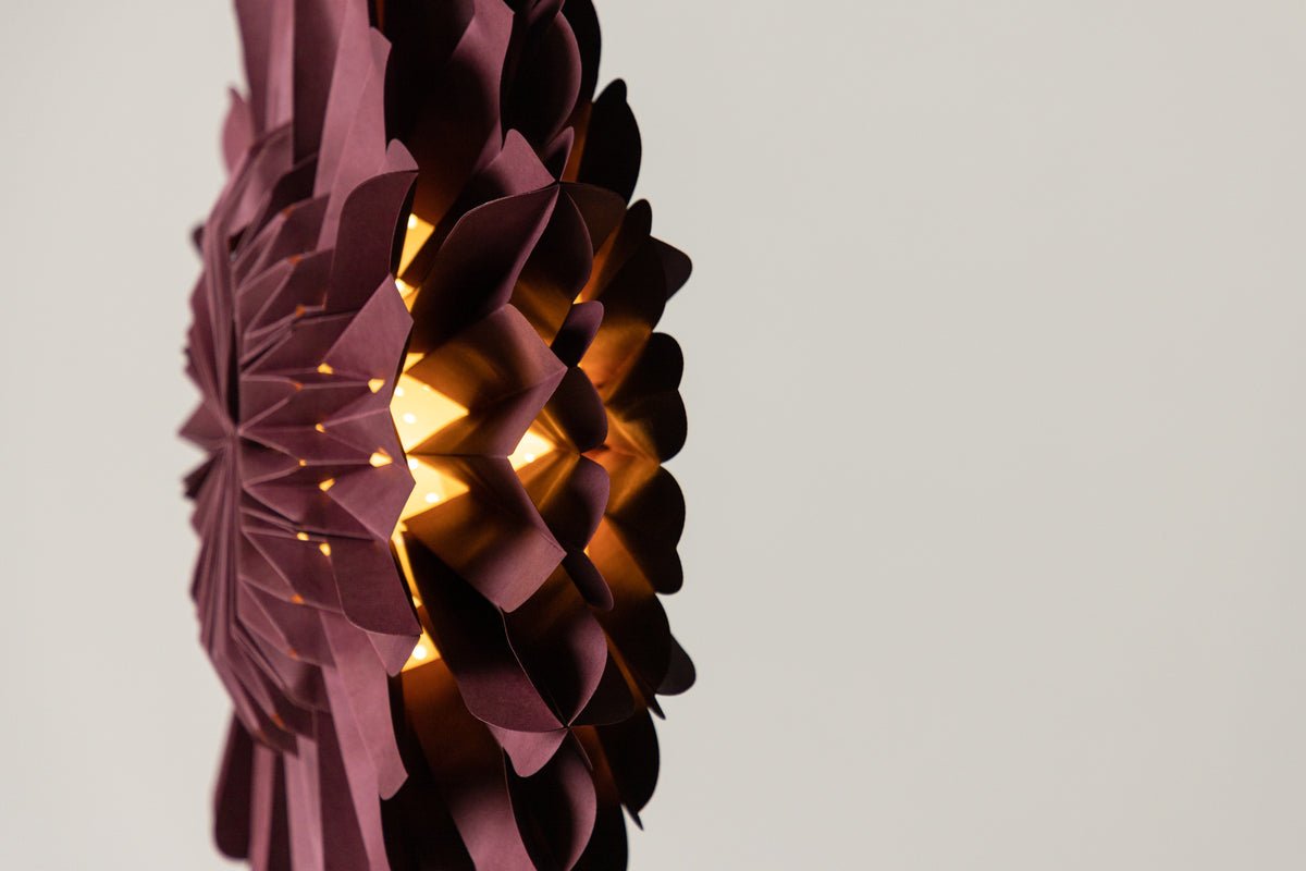 Juleagtig loftlampe Flora - ⌀ 60 cm i 5 farver