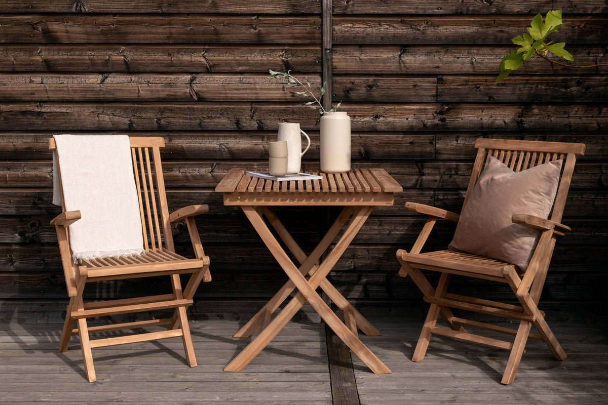 Gartentisch Taneva - et klapbord i høj kvalitet teaktræ