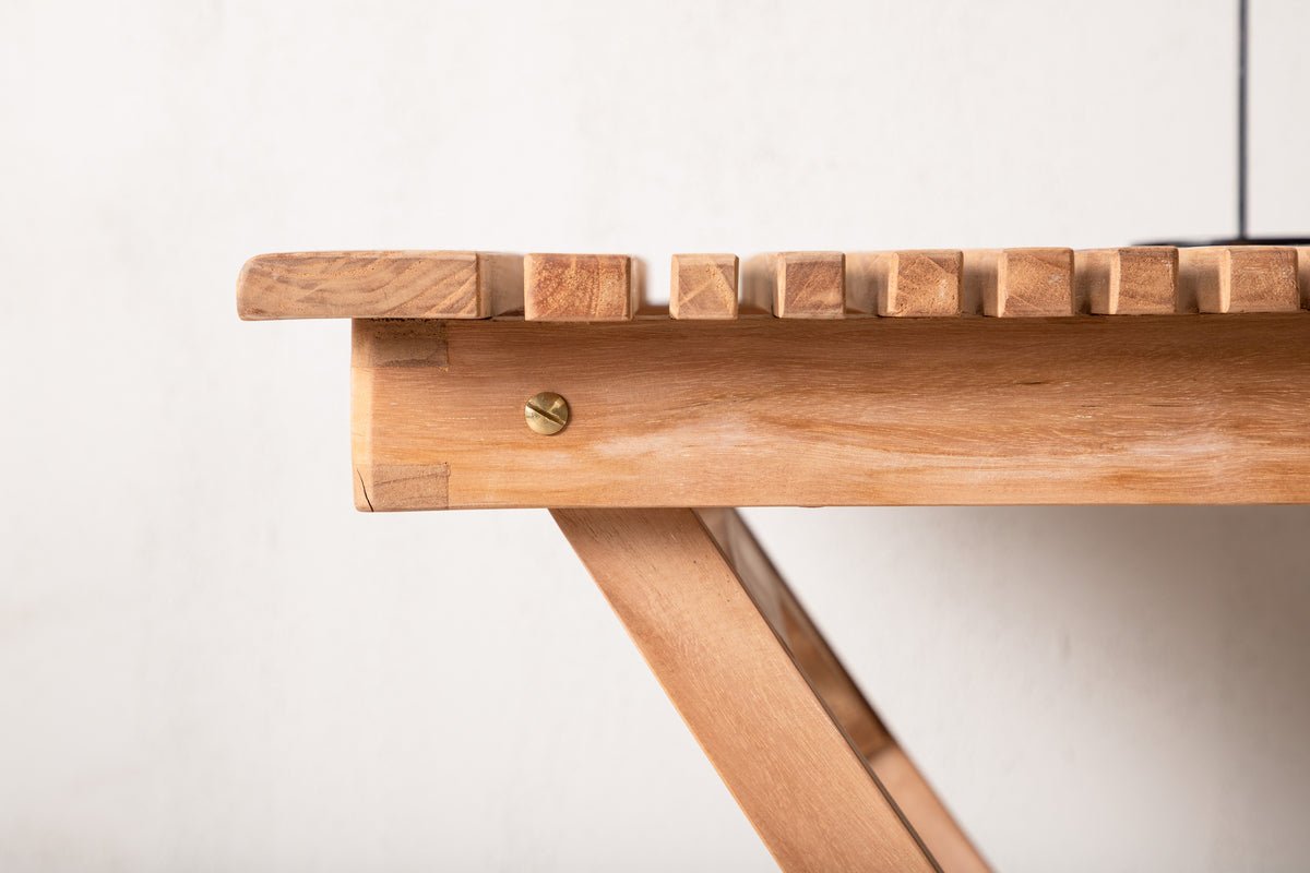 Gartentisch Taneva - et klapbord i høj kvalitet teaktræ