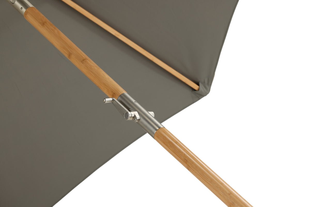 Havemøbel parasol Boho – Ø270 cm i valgfri Sort eller Grå