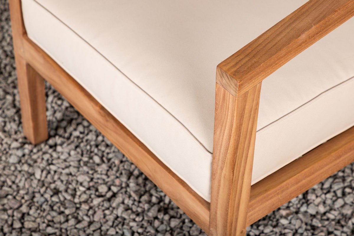 Havestolspude Africa - lavet af polyester i Beige