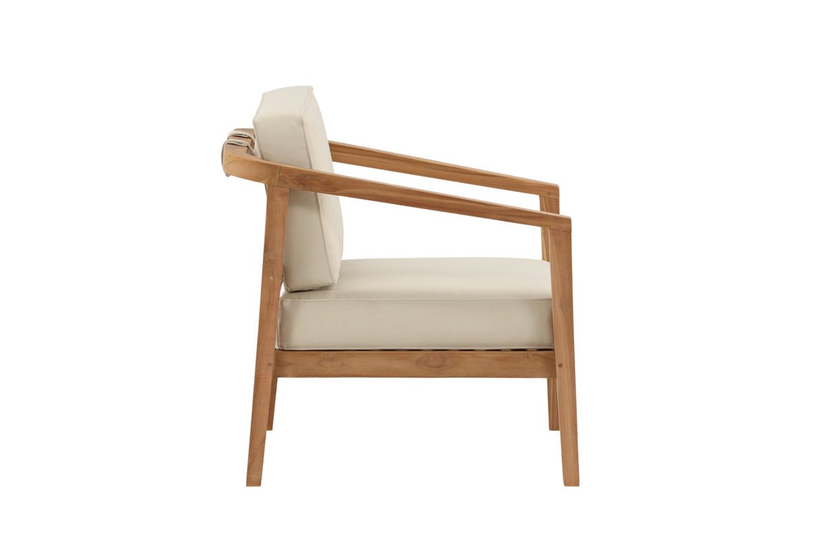 Havestolspude Africa - lavet af polyester i Beige