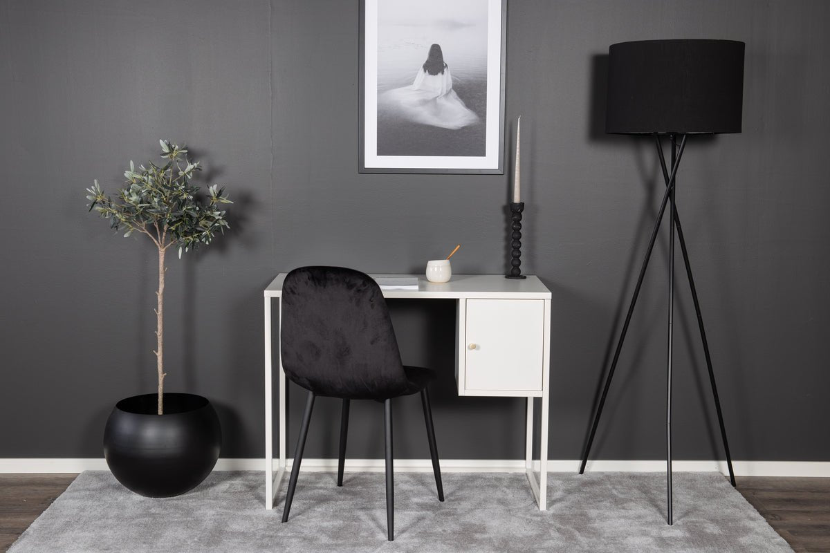 Skrivebord Maru - moderne design med praktisk integreret sideskab