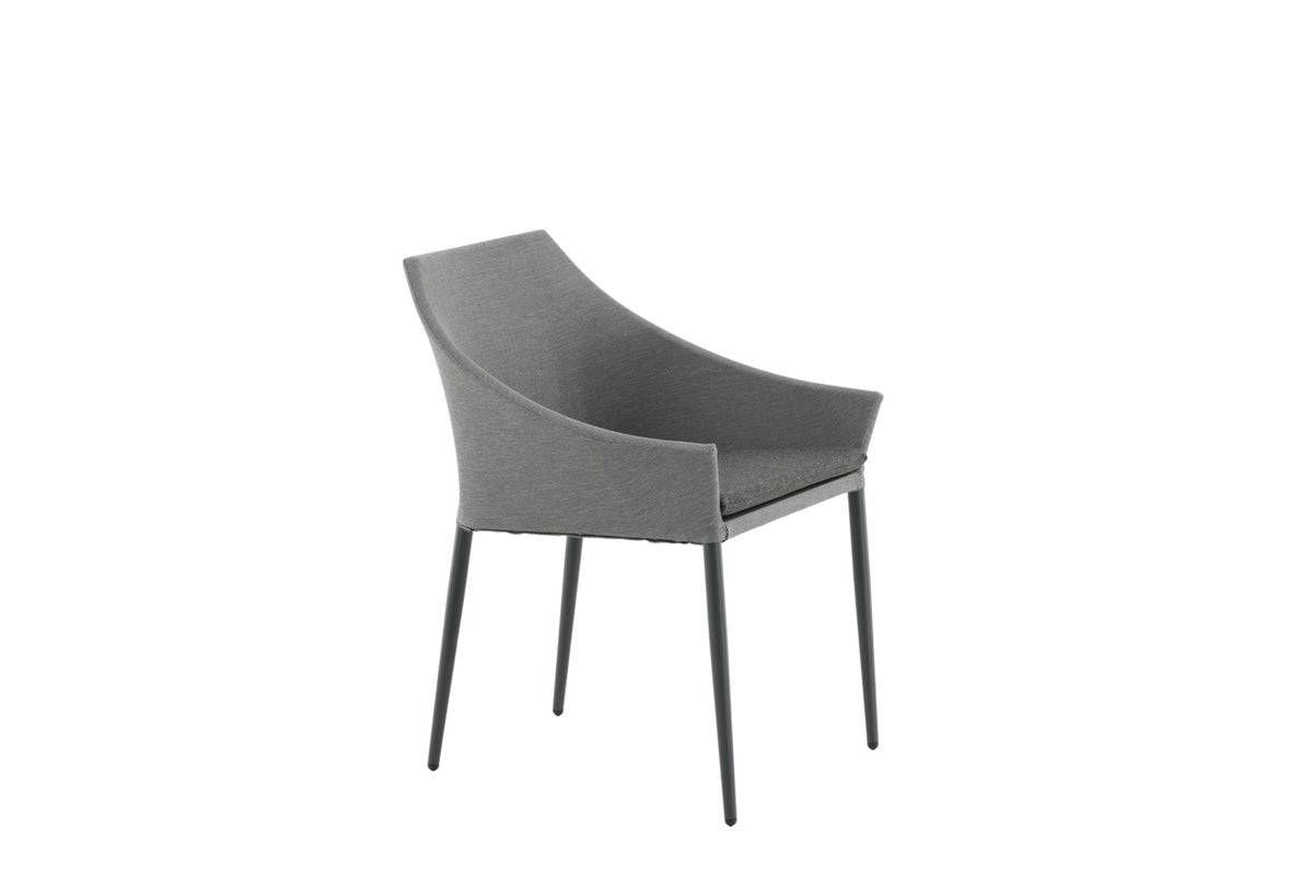 2er Set - Gartenstuhl Sophia aus Aluminium/Polyester